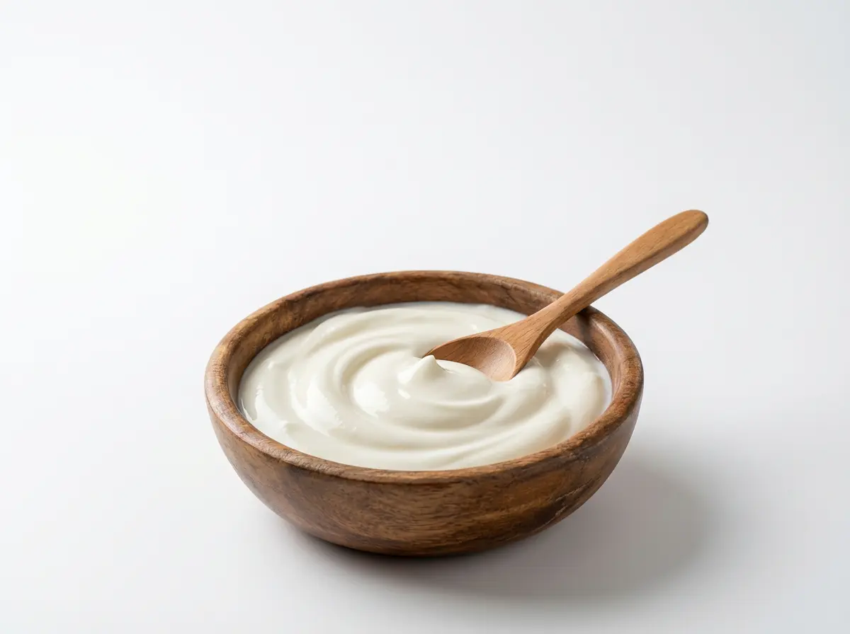 Bild von einer Schüssel mit Sahneprotein.